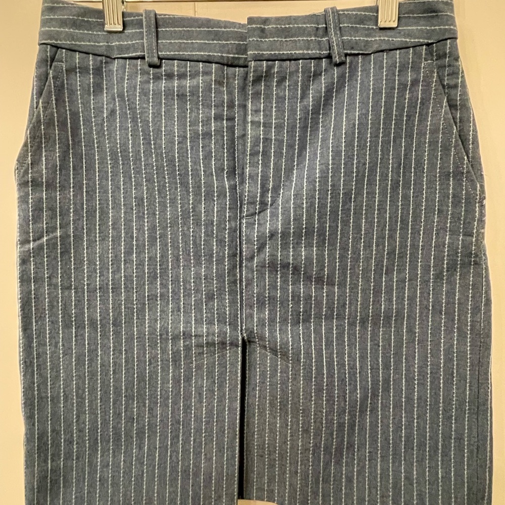 Marc Jacobs pinstripe pencil skirt y2k
